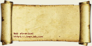 Aksentije Ruhteski vizit kartica